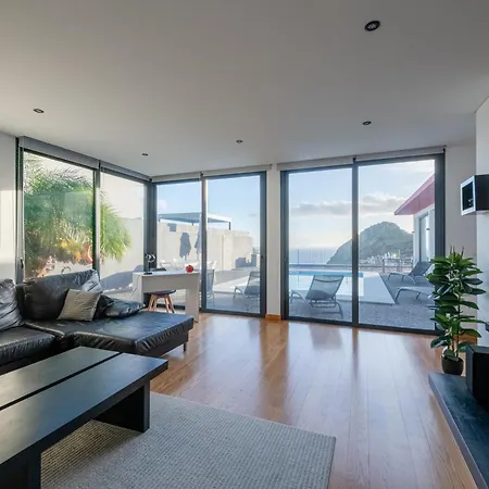 Oceanfront With Private Pool Breathtaking Sunsets In Madeira Βίλα *