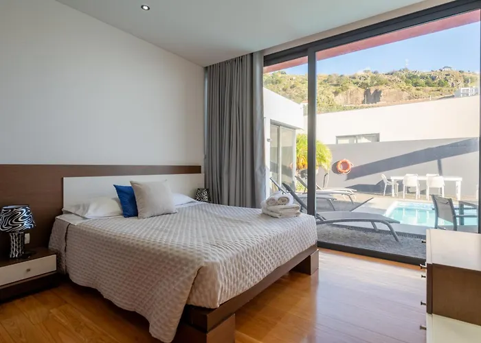 Oceanfront With Private Pool Breathtaking Sunsets In Madeira Βίλα *