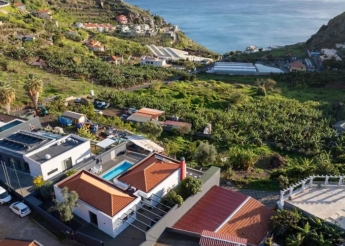 Oceanfront With Private Pool Breathtaking Sunsets In Madeira Βίλα